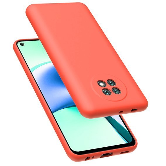 Obal na mobil pre Xiaomi Redmi Note 9T 5G, Silicone Lite, červené