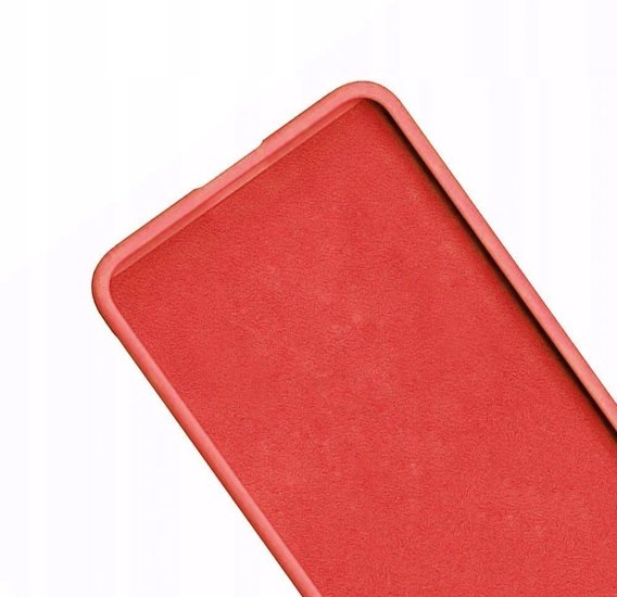 Obal na mobil pre Xiaomi Redmi Note 9T 5G, Silicone Lite, červené