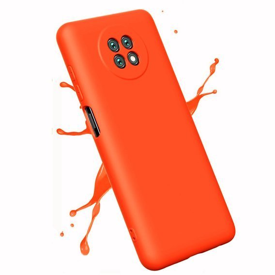 Obal na mobil pre Xiaomi Redmi Note 9T 5G, Silicone Lite, červené