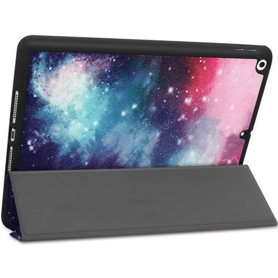 Obal na mobil pre iPad 7/8/9 10.2 2019/2020/2021, Smartcase Pen Slot, galactic