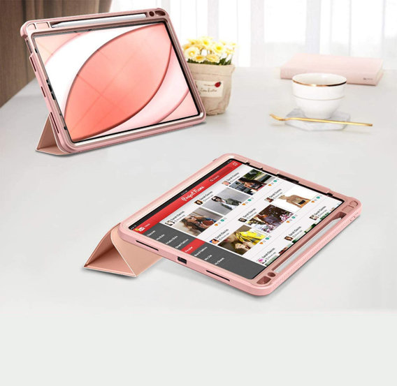 Obal na mobil pre iPad Air 4 10.9 2020 / iPad Pro 11 2020 / 2018, Suritch Full Body, ružové rose gold