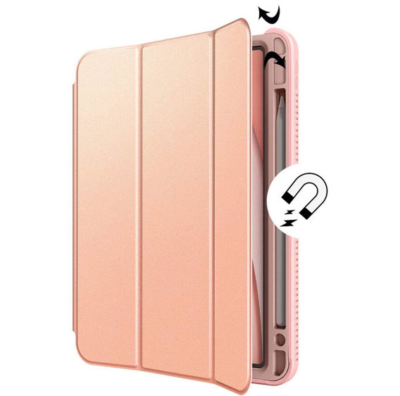 Obal na mobil pre iPad Air 4 10.9 2020 / iPad Pro 11 2020 / 2018, Suritch Full Body, ružové rose gold