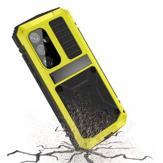 Obrnené puzdro pre Samsung Galaxy S24, R-JUST, žlté