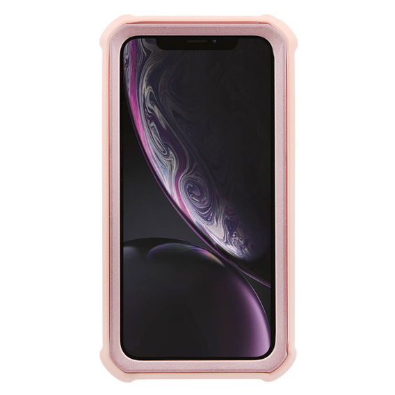 Obrnené puzdro pre iPhone XR, Dexnor Full Body, ružové