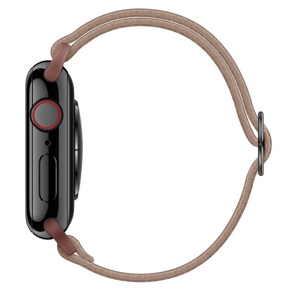 Pasek Nylonowy do Apple Watch 1/2/3/4/5/6/7/8/SE/ULTRA 42/44/45/49mm, Brązowy