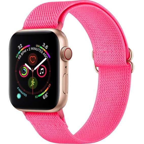 Pasek Nylonowy do Apple Watch 1/2/3/4/5/6/7/8/SE/ULTRA 42/44/45/49mm, Różowy