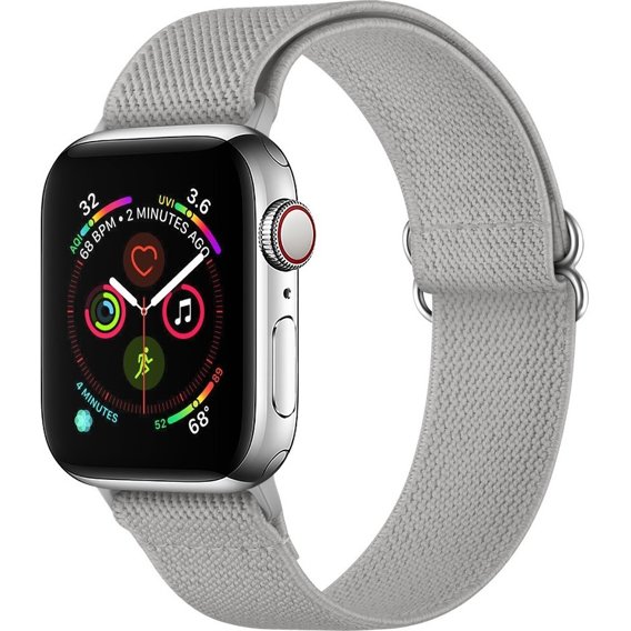 Pasek Nylonowy do Apple Watch 1/2/3/4/5/6/7/8/SE/ULTRA 42/44/45/49mm, Szary