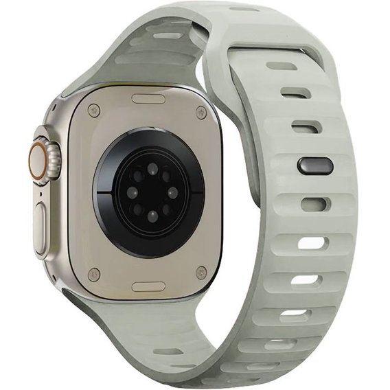 Pasek Silikonowy do Apple Watch 1/2/3/4/5/6/7/8/SE/ULTRA 42/44/45/49MM, Beżowy