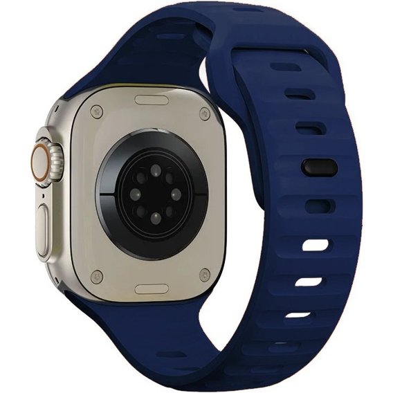 Pasek Silikonowy do Apple Watch 1/2/3/4/5/6/7/8/SE/ULTRA 42/44/45/49MM, Granatowy