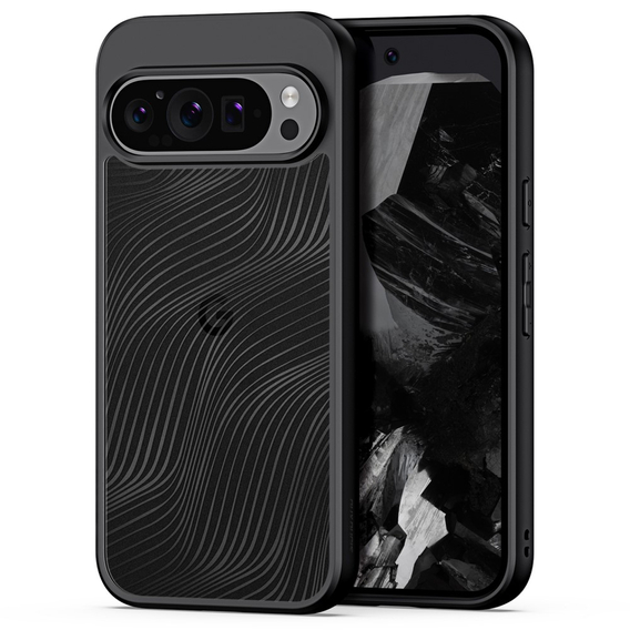 Puzdro DuxDucis pre Google Pixel 9 / Google Pixel 9 Pro, Aimo case, transparentné / čierne