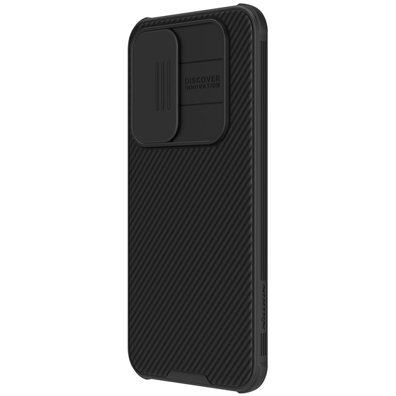 Puzdro NILLKIN pre Samsung Galaxy A35 5G, silikónové puzdro CamShield pre MagSafe, čierne
