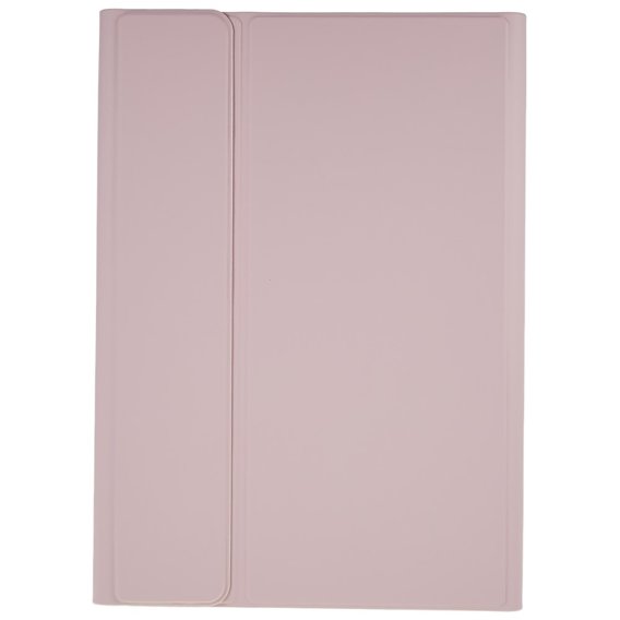 Puzdro + klávesnica Galaxy Tab S7+ Plus / S8+ Plus /S7 FE T730 T733, Pen Slot, ružové rose gold