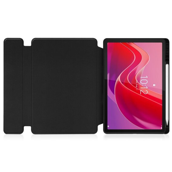 Puzdro + klávesnica Lenovo Tab M11, Rotary 360° Leather, čierne