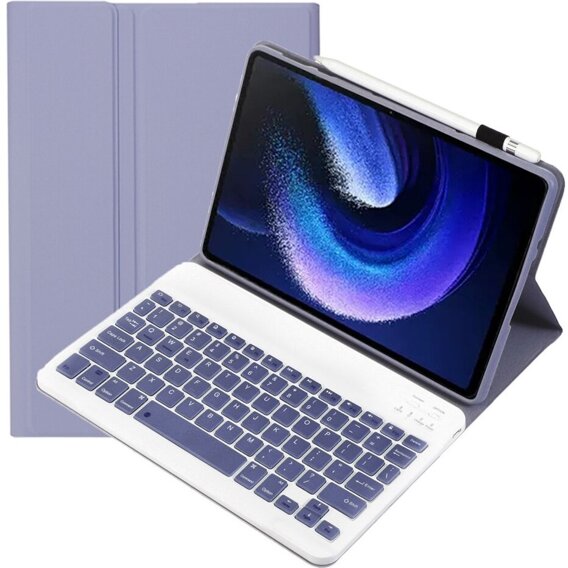 Puzdro + klávesnica Xiaomi Pad 6/6 Pro, fialové