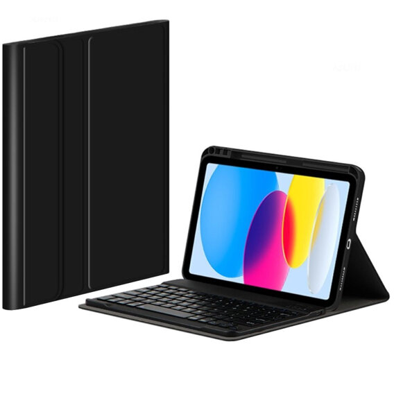 Puzdro + klávesnica iPad 10.9 2022 10 GEN, Keyboard Cover, čierne