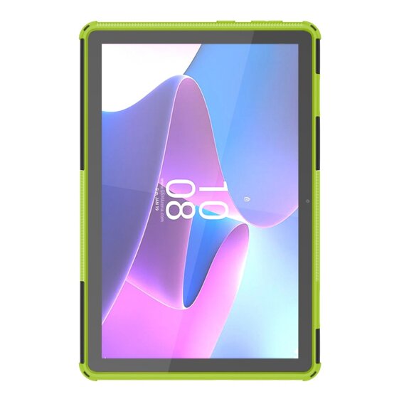 Puzdro pre Lenovo Tab M10 10.1 Gen 3, Tire Armor, čierna / zelená