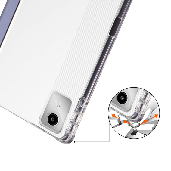 Puzdro pre Lenovo Tab M11, Smartcase Hybrid, so slotom na stylus, fialové