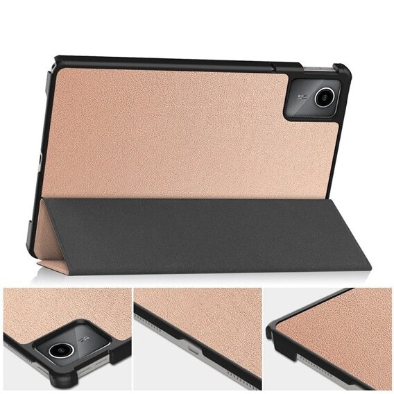 Puzdro pre Lenovo Tab M11, Smartcase, ružové rose gold