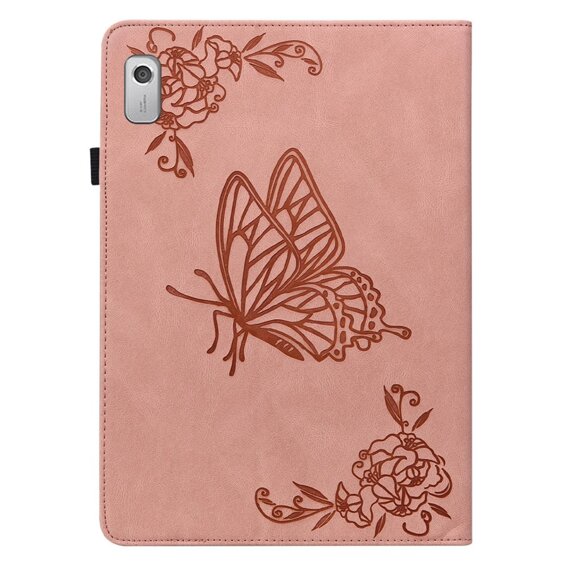 Puzdro pre Lenovo Tab M9, Butterfly, ružové