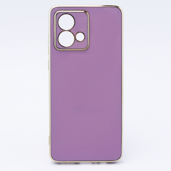 Puzdro pre Motorola Moto G84 5G, Glamour CamShield, fialové