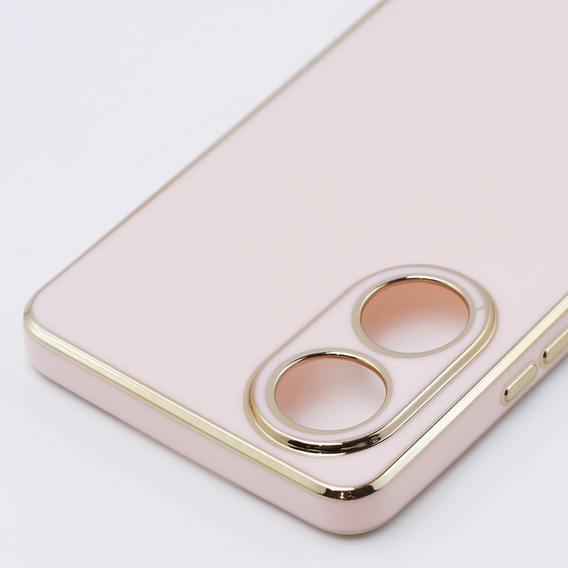 Puzdro pre Oppo A58 4G, Glamour CamShield, ružové rose gold