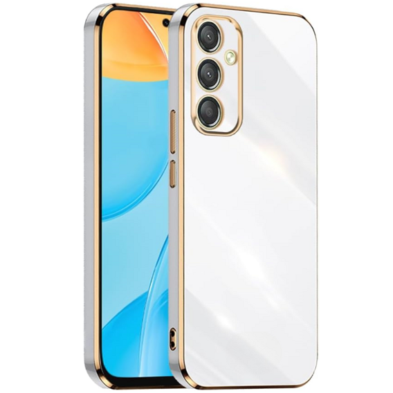 Puzdro pre Samsung Galaxy M55 5G, Glamour CamShield, biele