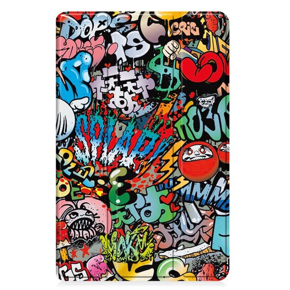 Puzdro pre Samsung Galaxy Tab A9+, Smartcase, graffiti