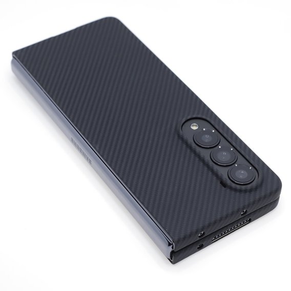 Puzdro pre Samsung Galaxy Z Fold 4 5G, Aramid Fiber Cover, čierne