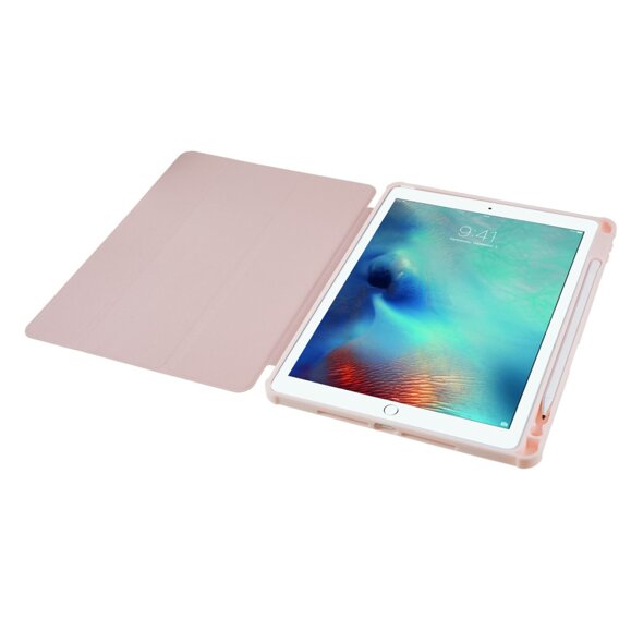 Puzdro pre iPad 10.2 2021 / 2020 / 2019, Smartcase Hybrid, so slotom na stylus, ružové