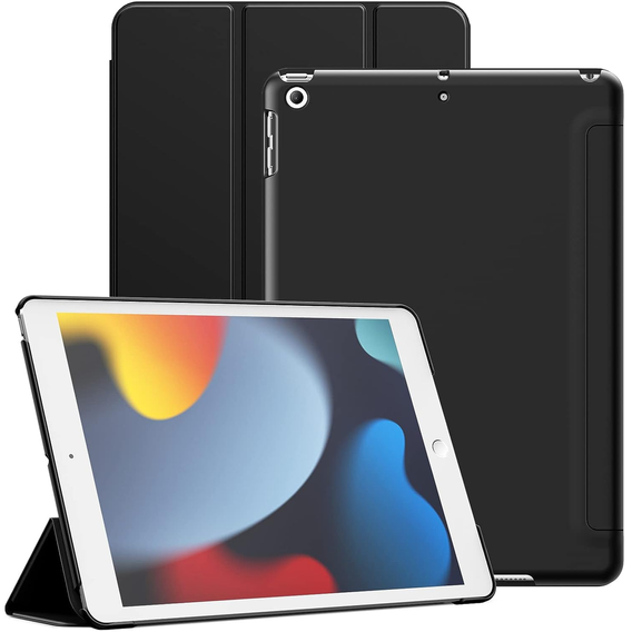 Puzdro pre iPad 7/8/9 10.2 2019/2020/2021, Smartcase, čierne