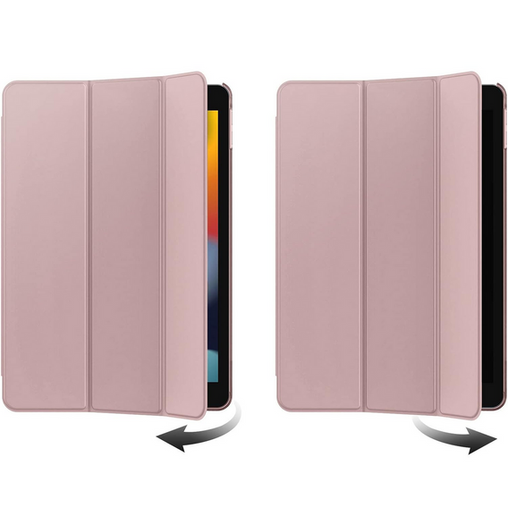 Puzdro pre iPad 7/8/9 10.2 2019/2020/2021, Smartcase, ružové rose gold