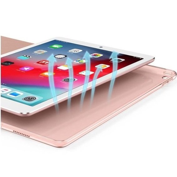 Puzdro pre iPad 7/8/9 10.2 2019/2020/2021, Smartcase, ružové rose gold