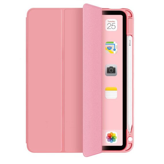 Puzdro pre iPad Air 4 2020 / Air 5 2022 10.9", Smartcase s priestorom pre stylus, ružové
