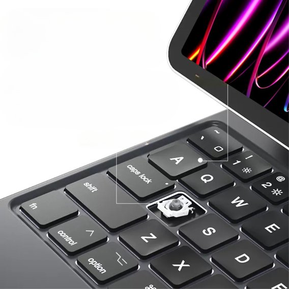 Puzdro s klávesnicou pre iPad Pro 11" 2022/2021/2020, Magnetic Keyboard Touchpad, čierne