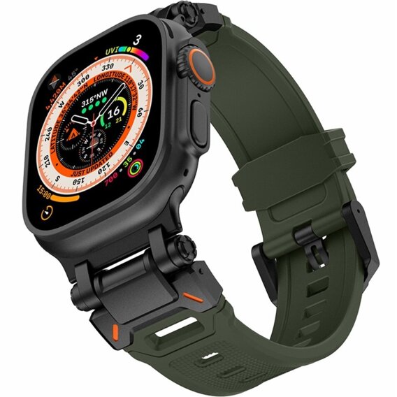 Remienok SPIGEN pre Apple Watch 1/2/3/4/5/6/7/8/SE/Ultra 42/44/45/49MM, Durapro Armor, čierny