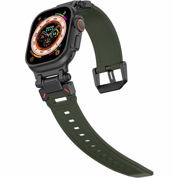 Remienok SPIGEN pre Apple Watch 1/2/3/4/5/6/7/8/SE/Ultra 42/44/45/49MM, Durapro Armor, čierny