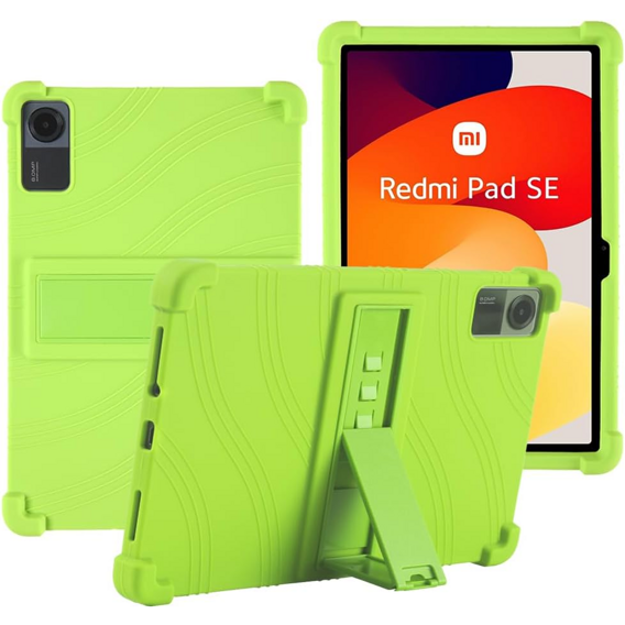 Silikón puzdro pre Xiaomi Redmi Pad SE 11", Impact, pancierovaný, zelený