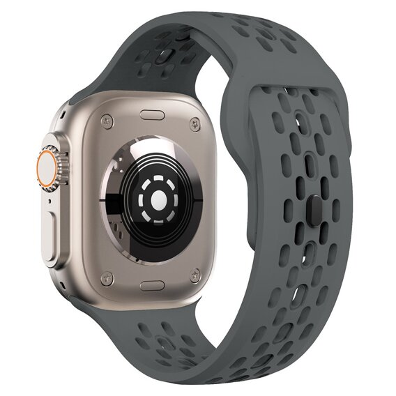 Silikónový remienok pre Apple Watch 1/2/3/4/5/6/7/8/SE/ULTRA 42/44/45/49MM, sivý