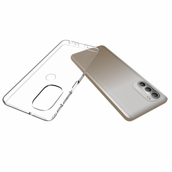 Tenké puzdro pre Motorola Moto G51 5G, Slim, priehľadné