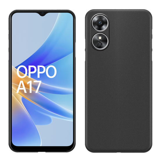 Tenké puzdro pre Oppo A17, Slim, čierne