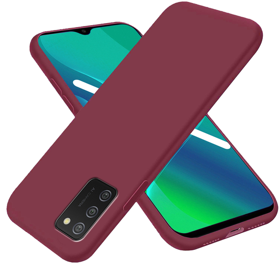 Tenké puzdro pre Samsung Galaxy A02s, Slim, bordové