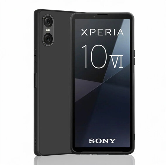 Tenké puzdro pre Sony Xperia 10 VI, Slim, čierne