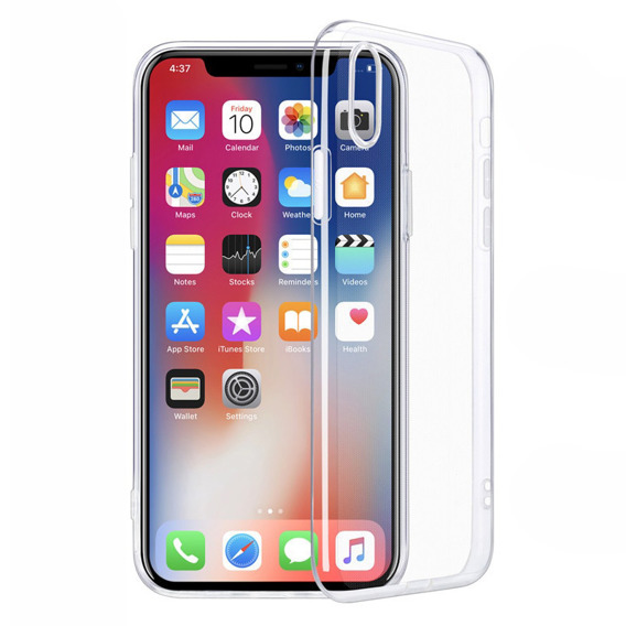 Tenké puzdro pre iPhone X/XS, Slim, priehľadné