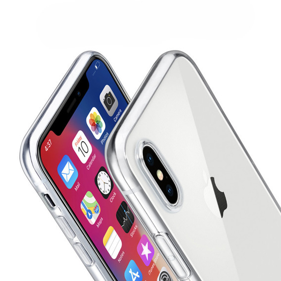 Tenké puzdro pre iPhone X/XS, Slim, priehľadné