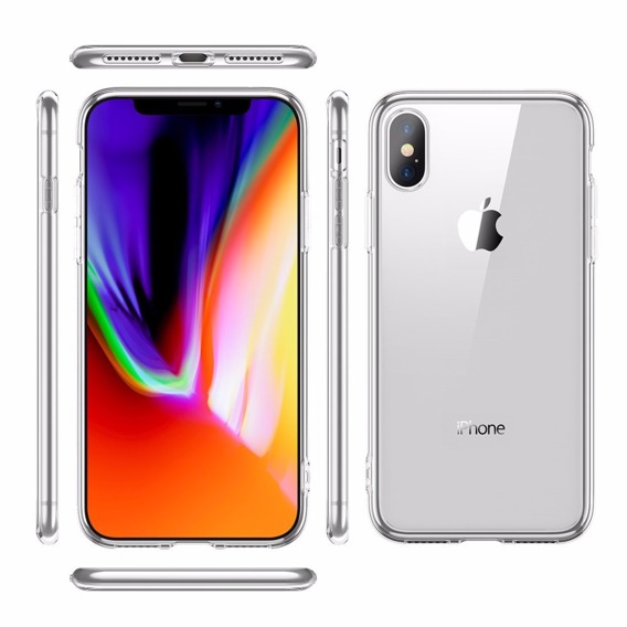 Tenké puzdro pre iPhone X/XS, Slim, priehľadné