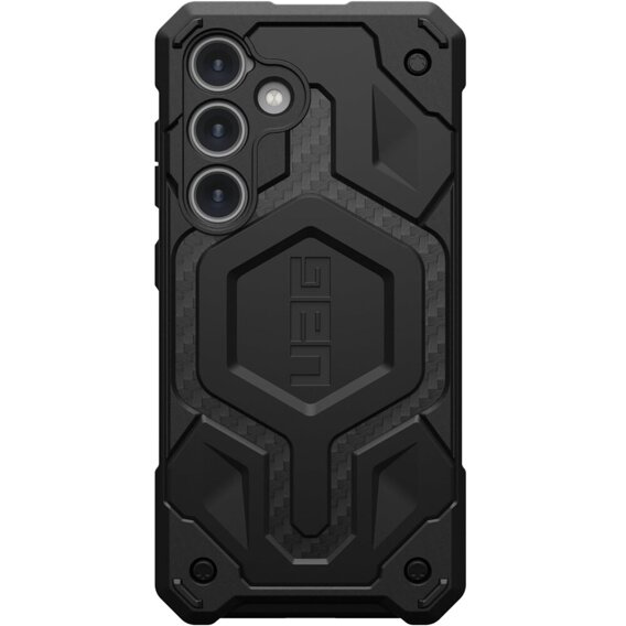 Urban Armor Gear Obal na mobil pre Galaxy S24, Monarch Carbon, čierne