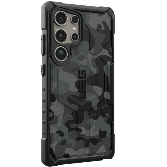 Urban Armor Gear Obal na mobil pre Galaxy S24 Ultra, Pathfinder SE MagSafe Camo, čierne