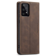 CASEME puzdro pre Samsung Galaxy A33 5G, Leather Wallet Case, káva