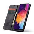 CASEME puzdro pre Samsung Galaxy A50, Leather Wallet Case, čierne