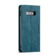 CASEME puzdro pre Samsung Galaxy S10E, Leather Wallet Case, modré